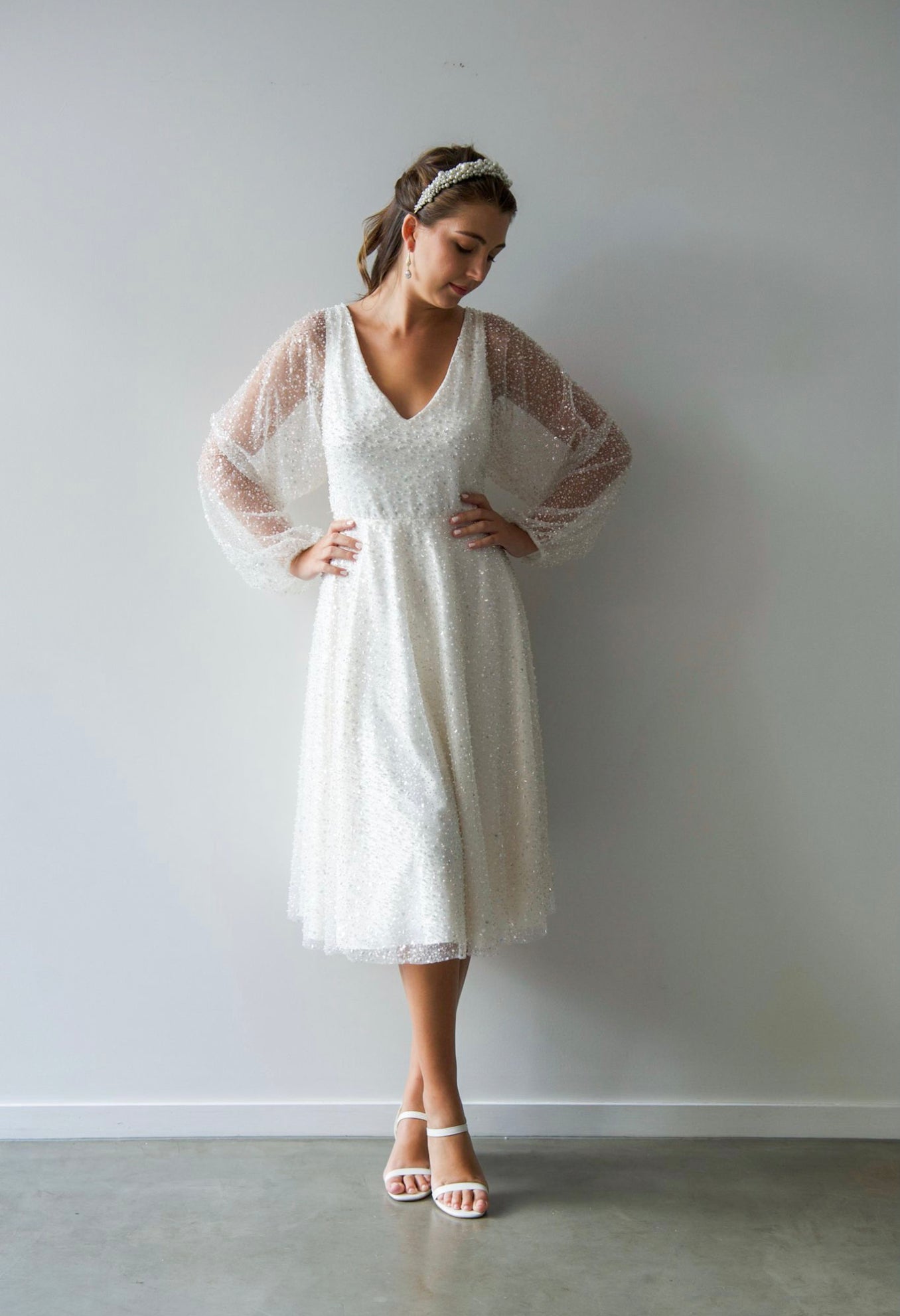 tea length wedding dress