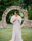 Ostrich Bolero - Pink
