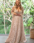 Heavenly Gown with Light Blush Lining