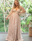 Heavenly Gown with Light Blush Lining