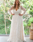 Houston Gown Off White - Milky Underlay