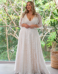 Houston Gown Off White - Milky Underlay