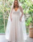 Houston Gown Off White - Milky Underlay