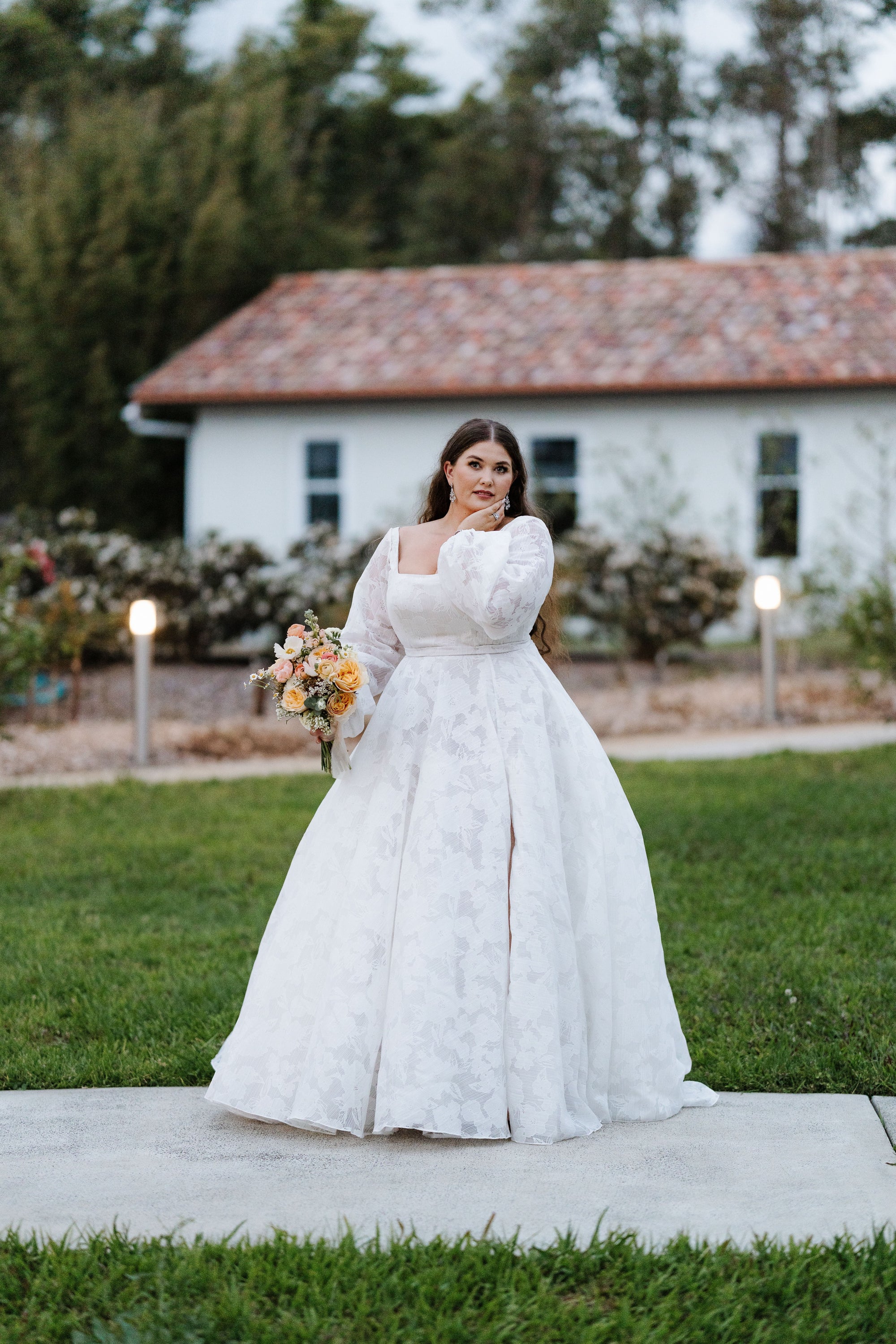 Karolina Gown with Sleeves