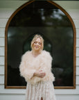 Marabou Jacket - Light Blush