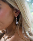Kendra Drop Earrings - Rose Gold