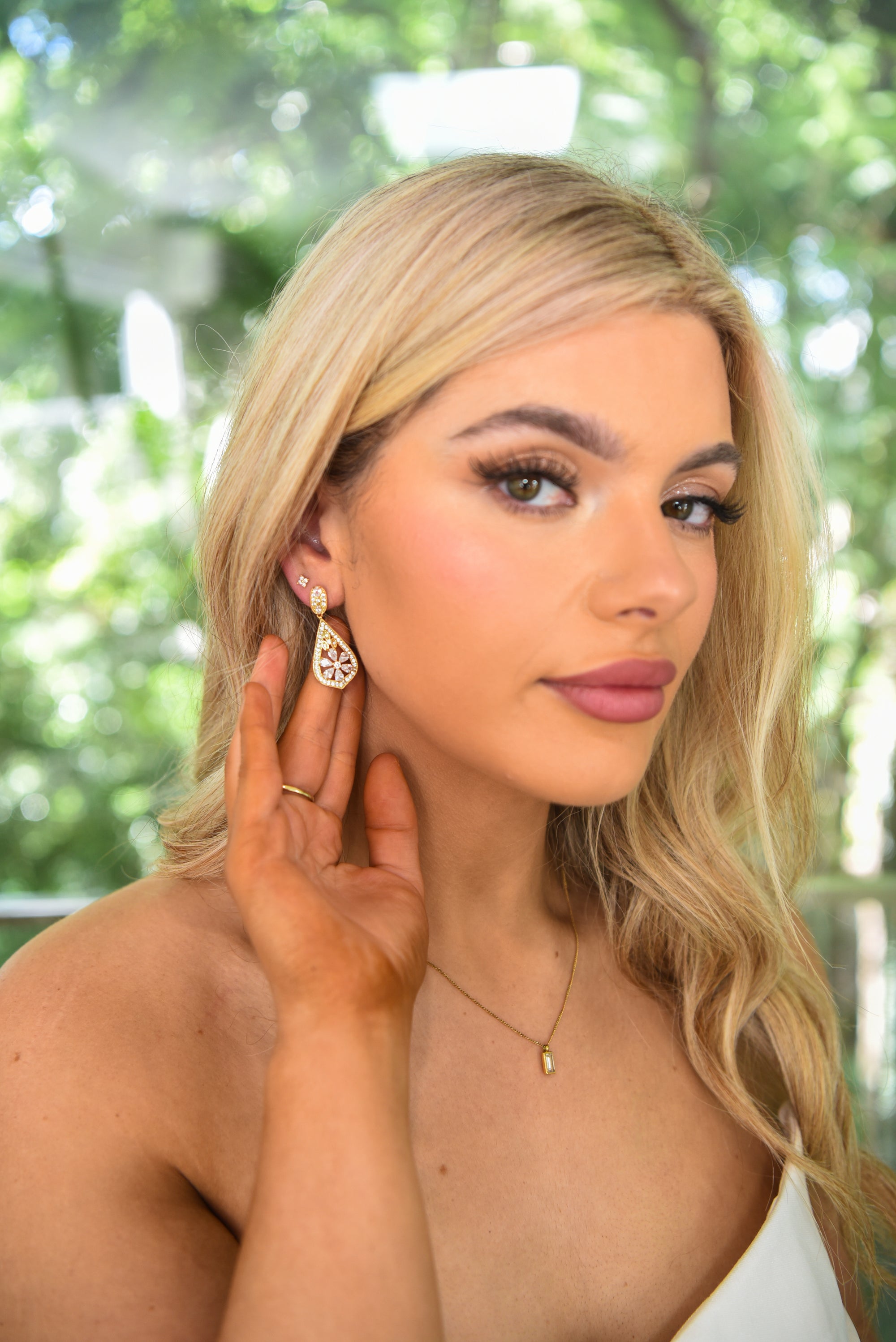 Lacey Earrings - Gold