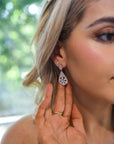 Lacey Earrings - Rose Gold