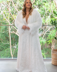 Lizzie-Beth Fur Jacket No collar - Off White