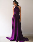 Sabene Gown - (Stretch) Purple | Sale