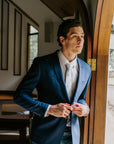 Patterned Tie - Light Blue