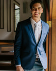 Patterned Tie - Light Blue