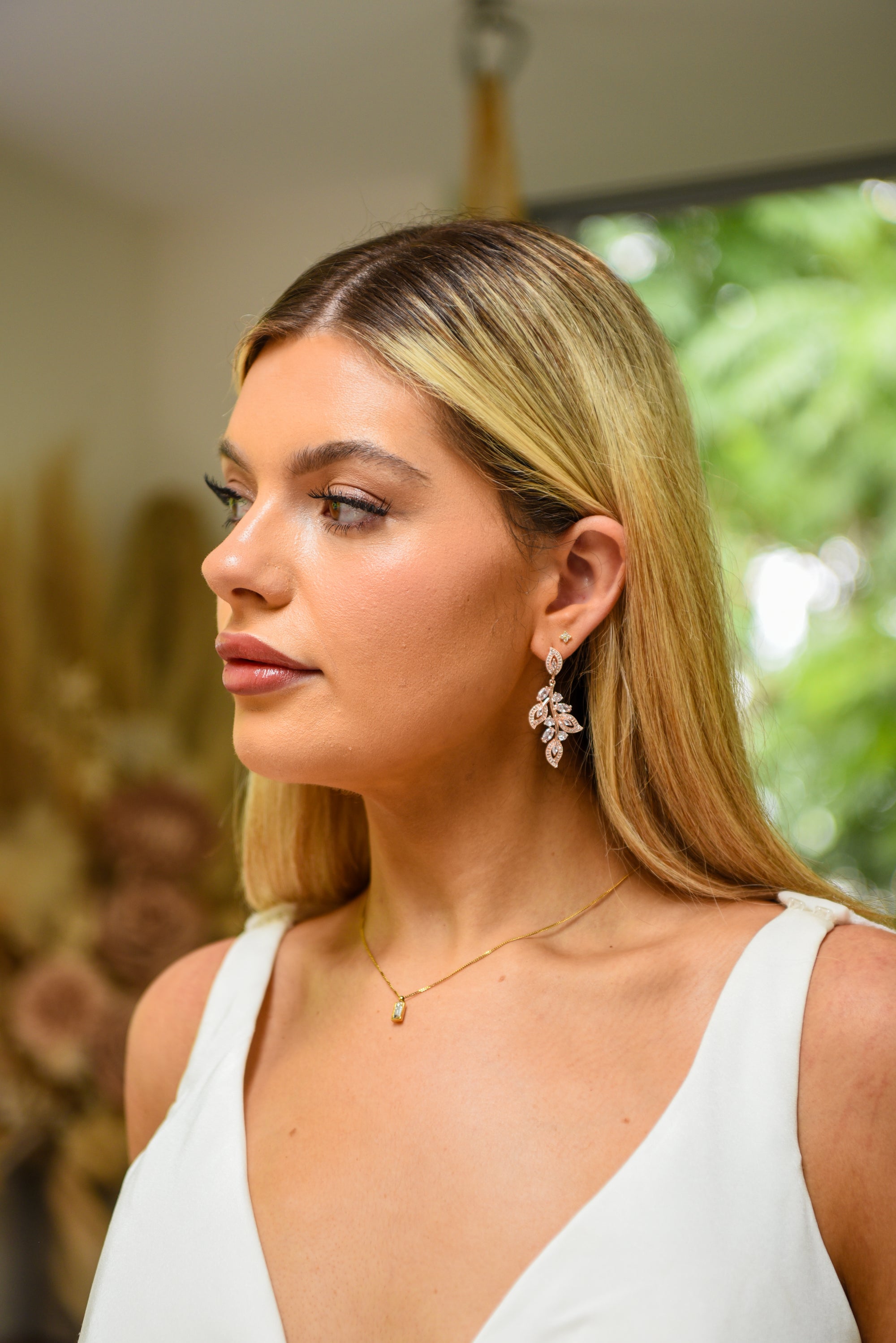 Petaline Earrings - Rose Gold