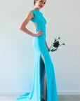 Anastasia Gown - Aqua | Sale