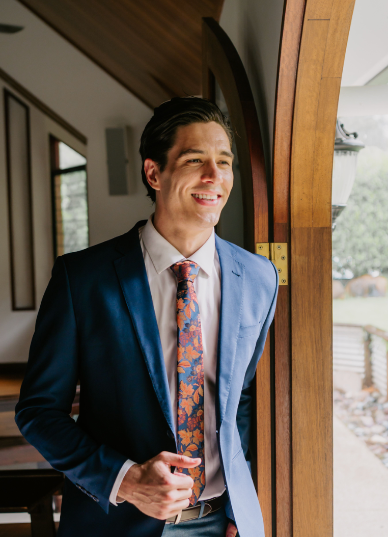 Custom Made To Order Suit - Blue