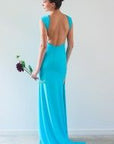 Anastasia Gown - Aqua | Sale