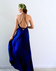 Xanadu Gown in Silk - Electric Blue | Sale