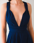 Sabene Gown - Stretch (Navy) | Sale