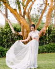 Two Piece Wedding Dress - Hepburn Skirt