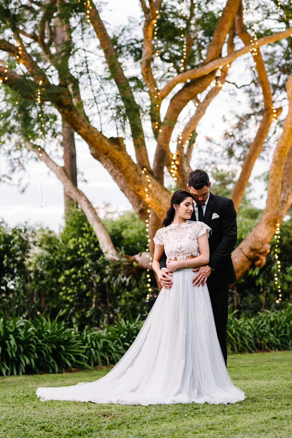 Two Piece Wedding Dress - Hepburn Skirt