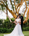 Two Piece Wedding Dress - Hepburn Skirt