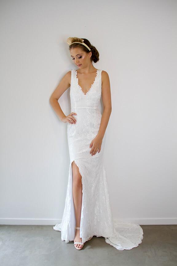 Sheath Wedding Dress