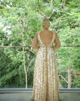 Heavenly Gown With Off White Lining
