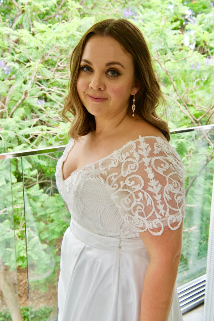 Two Piece Wedding Dress - Dania Bodice