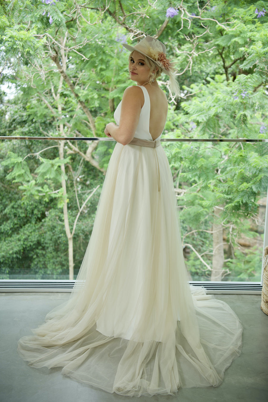 Giselle Overskirt in Champagne