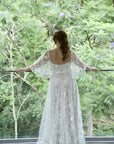 Imani Gown with removable sleeves