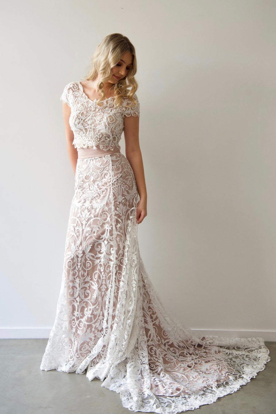 Two Piece Wedding Dress - Veronica Skirt