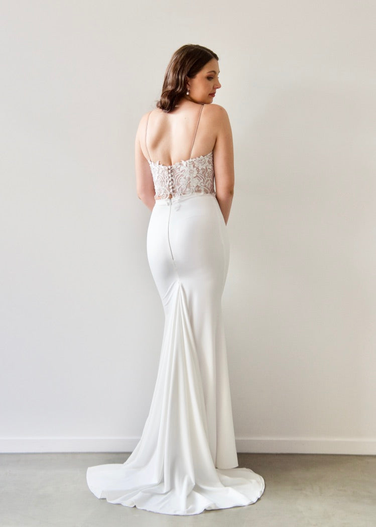 Two Piece Wedding Dress -Gia Bodice