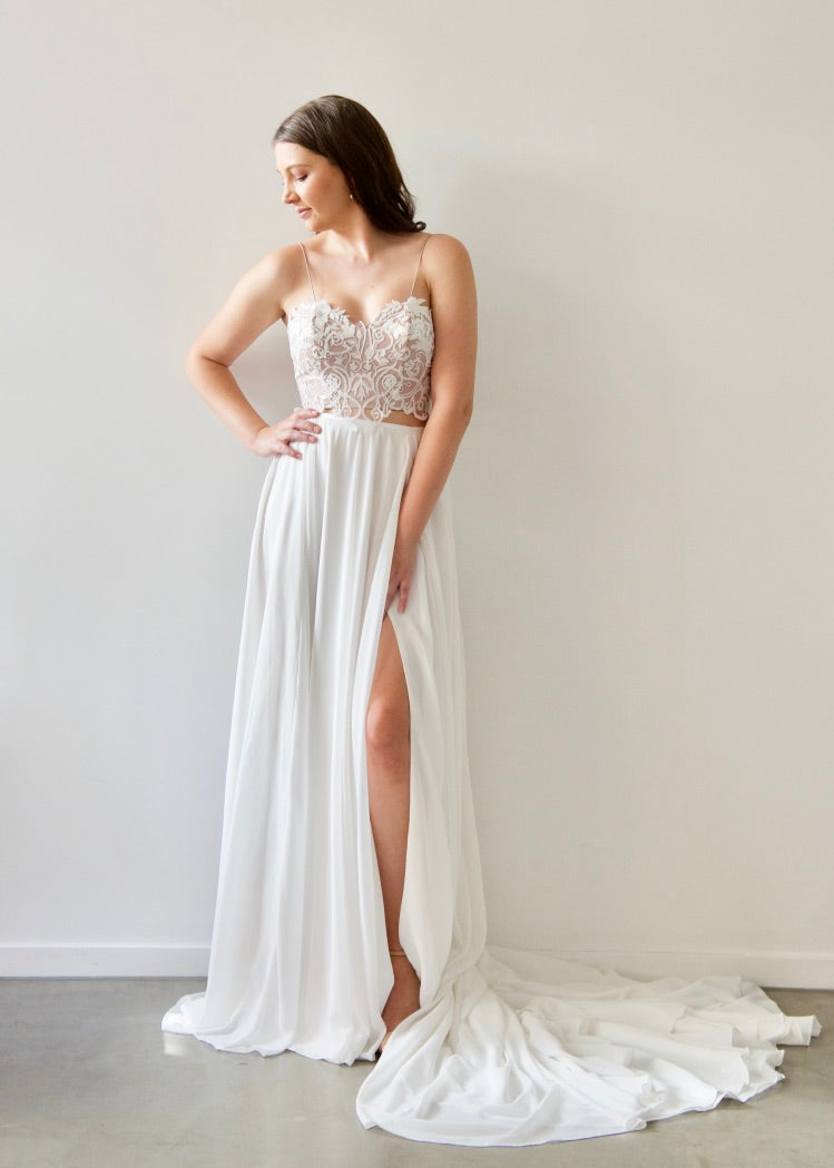 Two Piece Wedding Dress -Gia Bodice