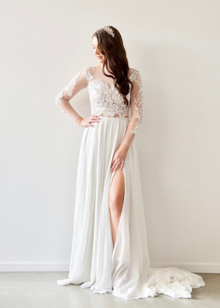 Two Piece Wedding Dress -Gia Skirt
