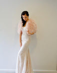 Ostrich Bolero - Blush