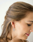 Ingrid Diamond Leaf Earring