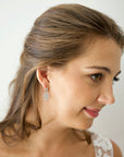 Ingrid Diamond Leaf Earring