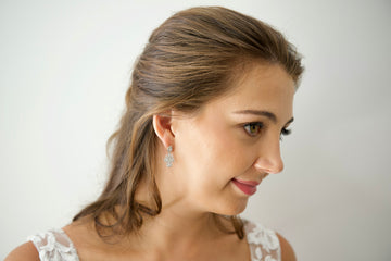 Ingrid Diamond Leaf Earring