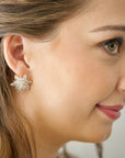 Liana Starburst Earrings - Gold