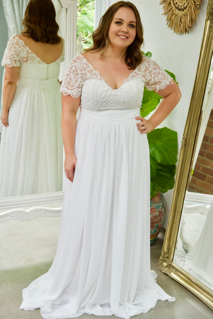 two piece wedding dress - Cleo Skirt