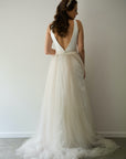 Two Piece Wedding Dress - Hepburn Skirt in Champagne