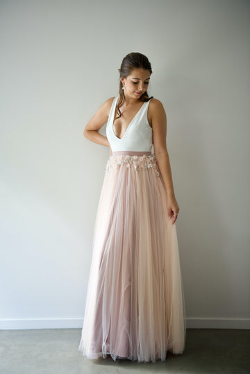 Two Piece Wedding Dress -Eastwood Skirt