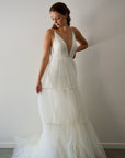 Two Piece Wedding Dress - India Skirt