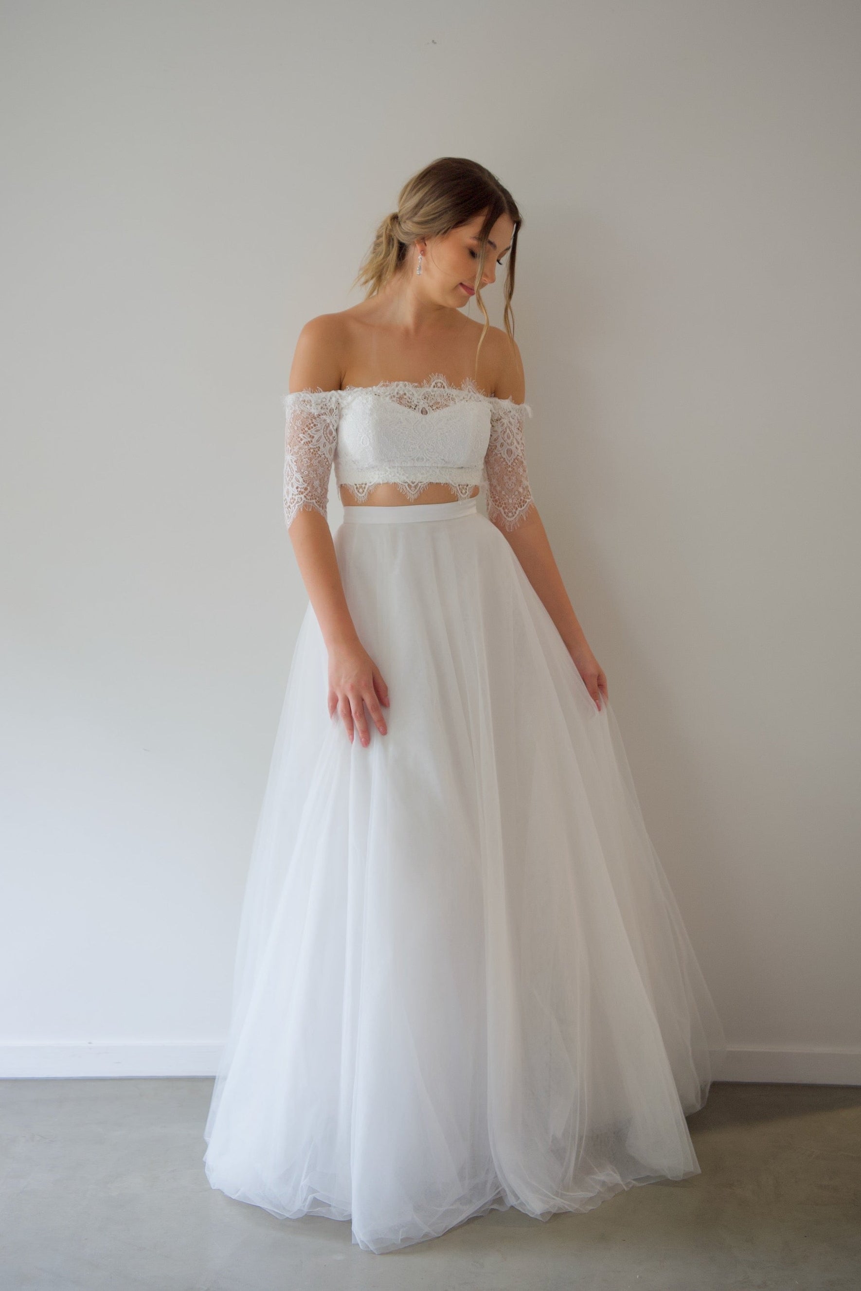 Two Piece Wedding Dress - Heidi Bodice
