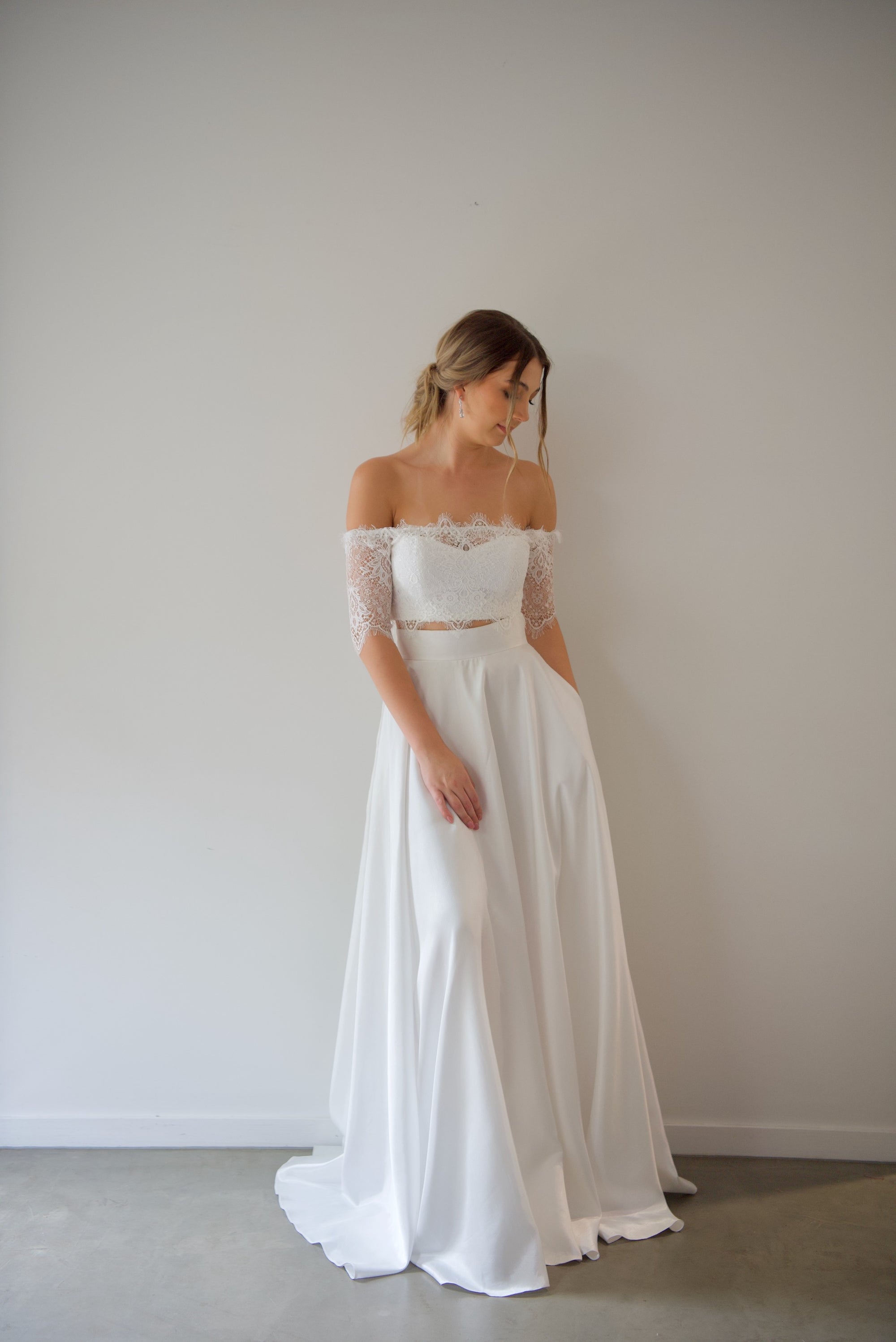 Two Piece Wedding Dress - Heidi Bodice