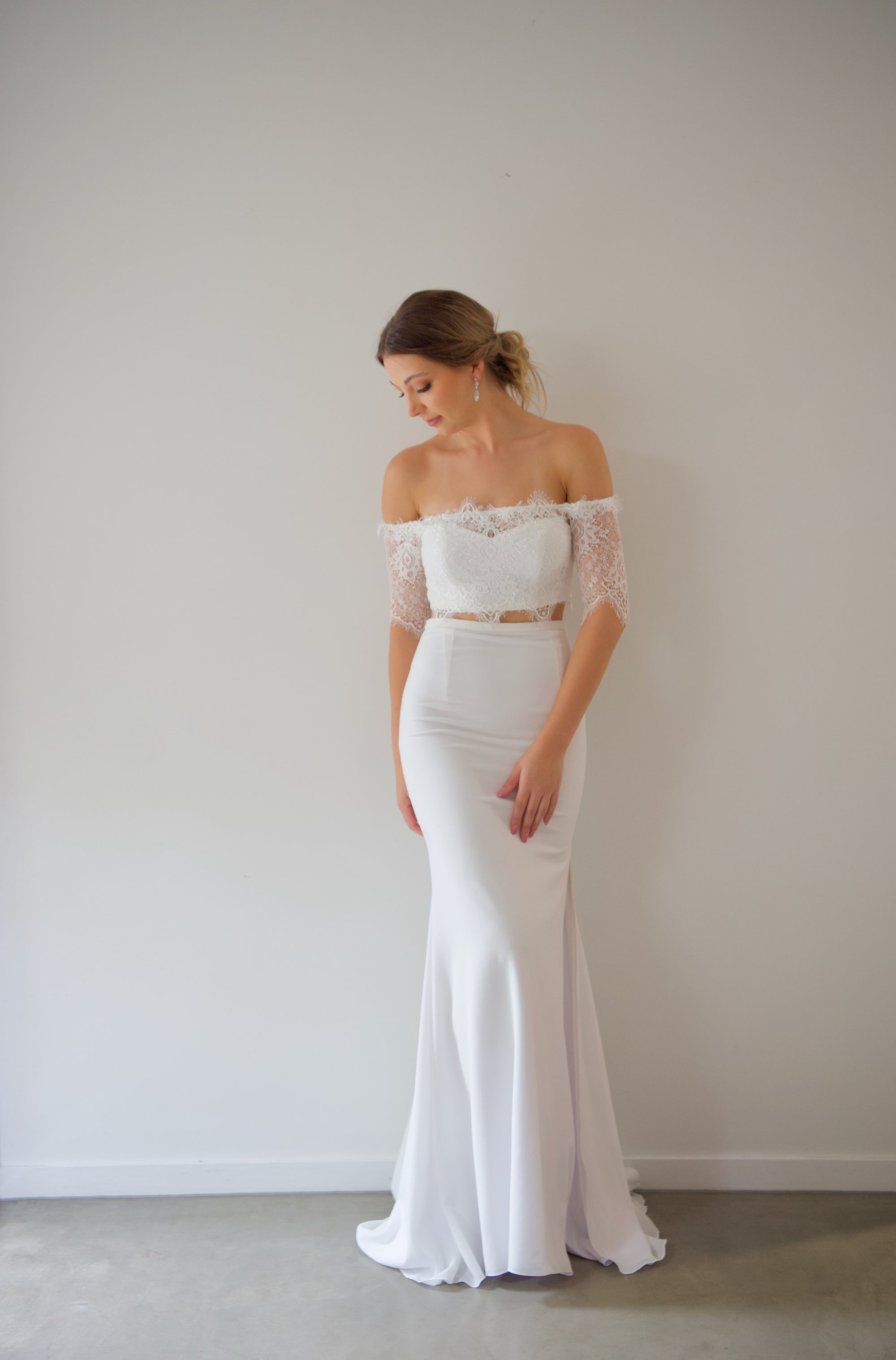 Two Piece Wedding Dress - Heidi Bodice