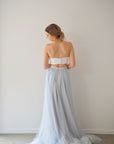 Two Piece Wedding Dress -Harper Shoestring Bodice