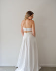 Two Piece Wedding Dress -Harper Shoestring Bodice