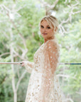 Heavenly Gown with Off White Lining