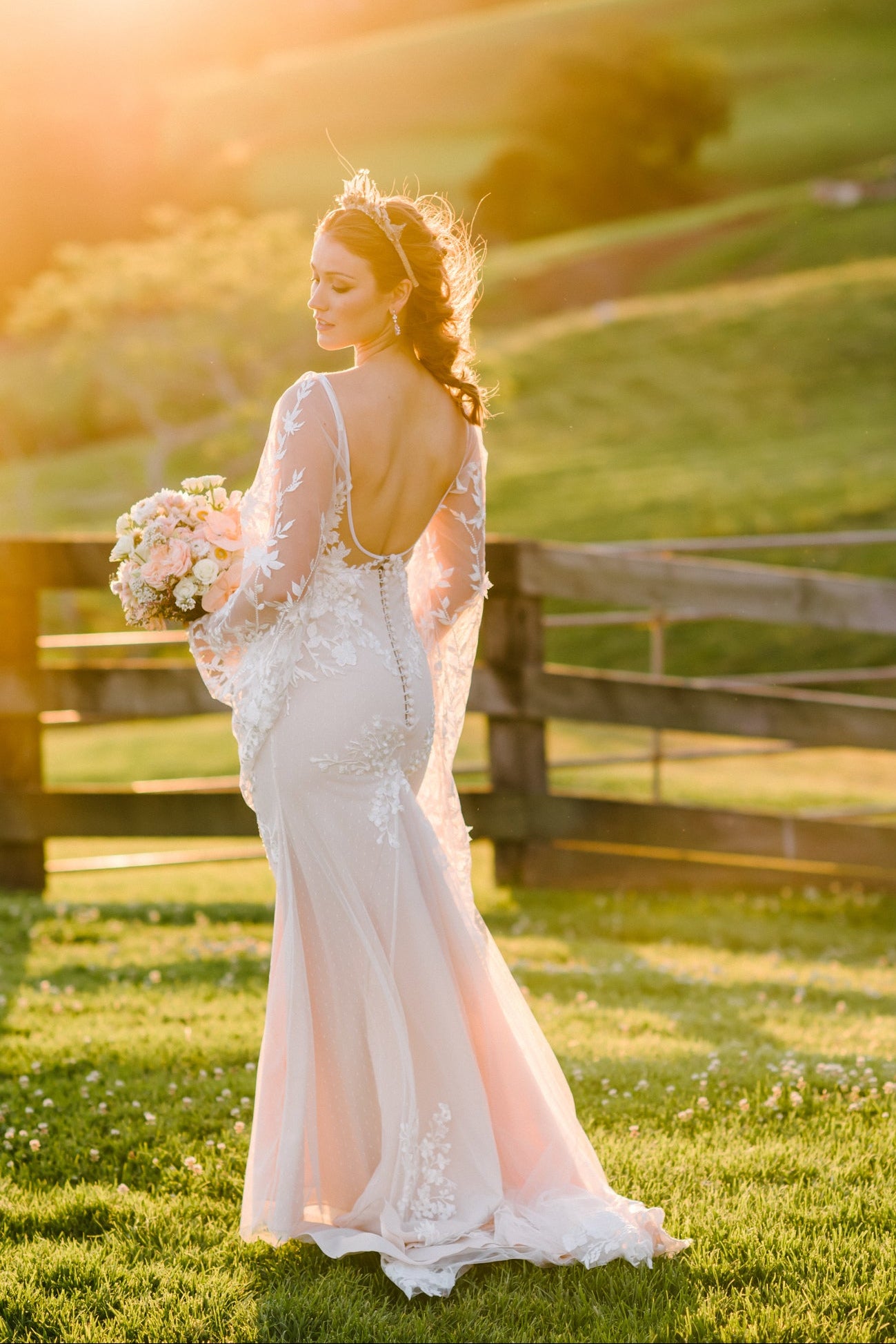 Hadley Gown - With Detachable Sleeves